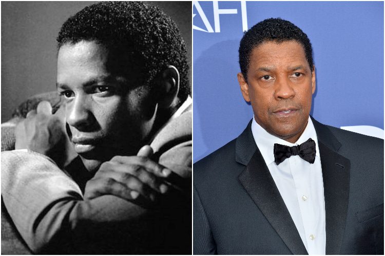 Denzel Washington then and now