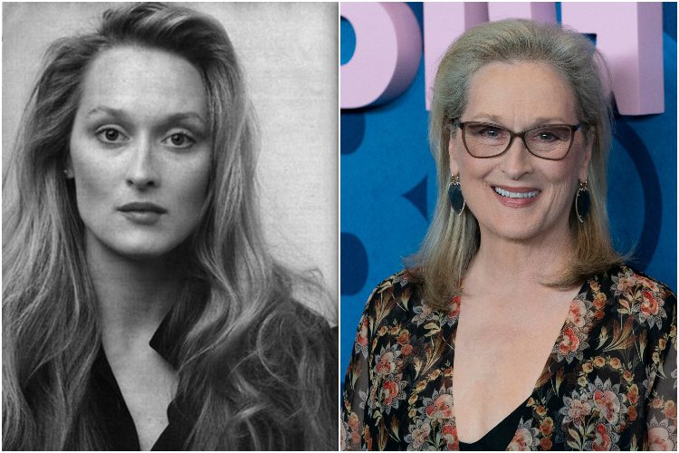 Meryl Streep then and now