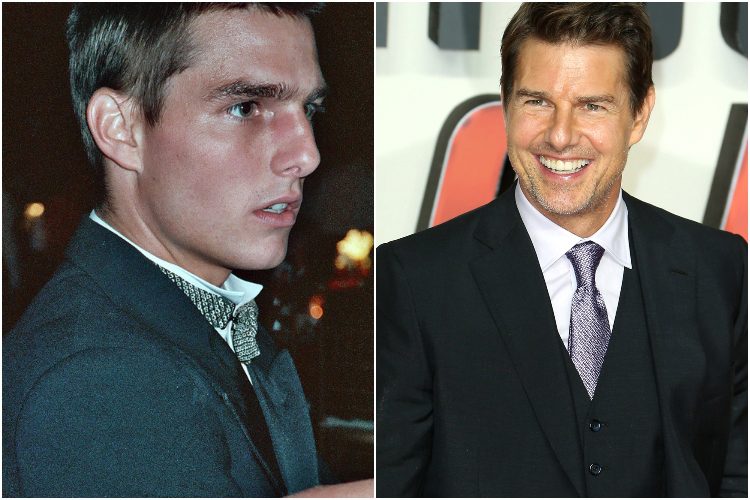 Tom Cruise then and now