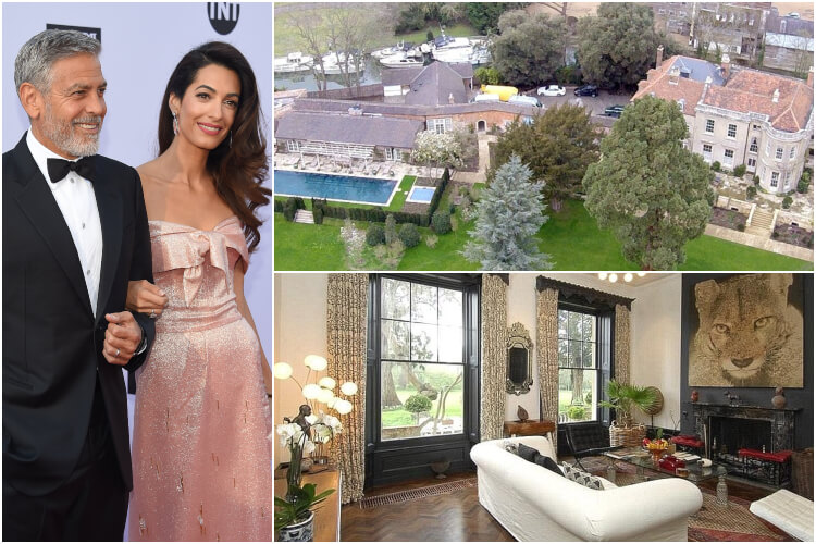 George and Amal Clooney Celebrity Mansions